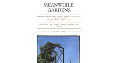 Desktop Screenshot of meanwhile-gardens.org.uk