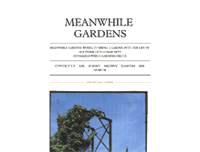 Tablet Screenshot of meanwhile-gardens.org.uk